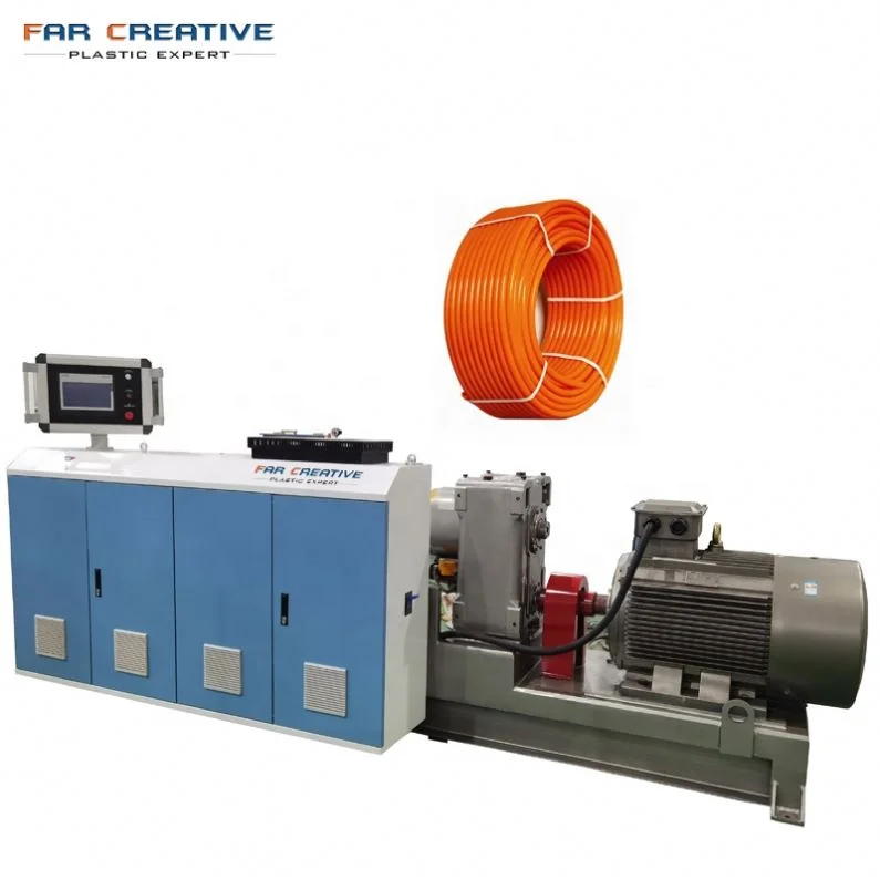 Far Creative HDPE PE Plastic Extruder 16-63Mm Double Pipe Making Machine Price For Sale