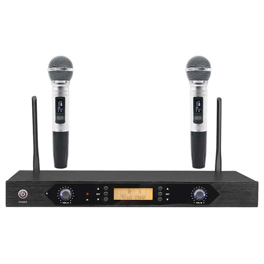 
Factory Hot Sale Uhf Guitar Wireless System Transmitter Receiver Built-In Rechargeable Wireless Guitar Transmitter And Uhf Trans 