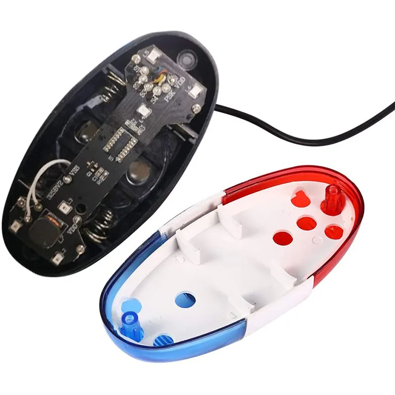 Latest Arrival 6 LED 4 Tone Sounds Bicycles Bell Car Light Electronic Horn Siren for Kid Children Bike Scooter Cycling Lamp