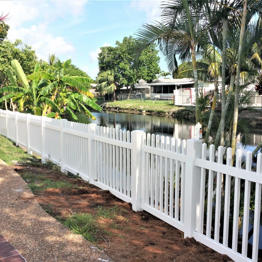 4*8 ft picket vinyl fence , front yard picket fence white PVC car port panels easily assemble, garden design