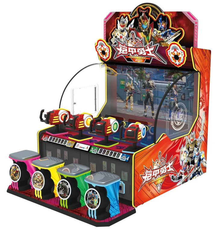 4 Players Inch LCD Water Shooting Game Machine Coin Operated Arcade Video Ticket Out Amusement for Sale