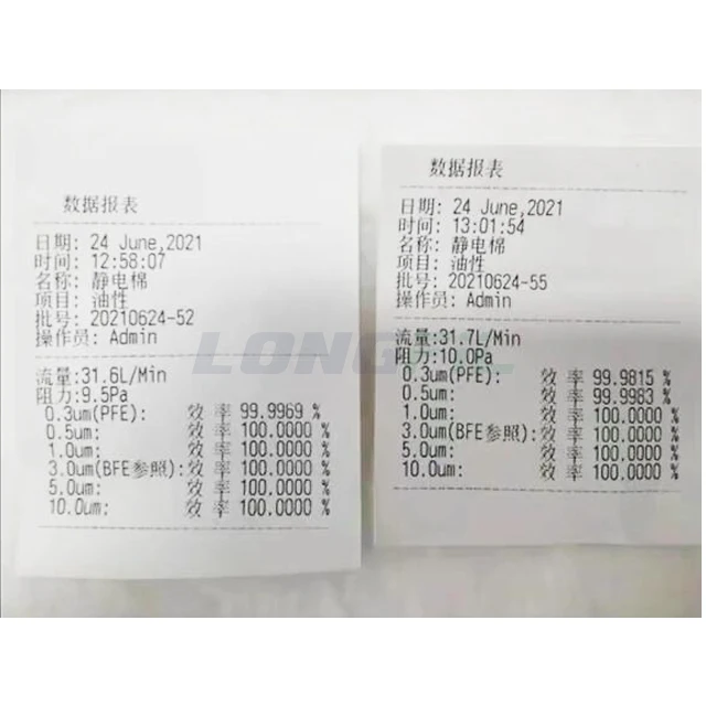 Electrostatic Needle-punched Filter Media Electret Media Tribo Charged Electrostatic Air Filter Media Needlepunch Air Filtration