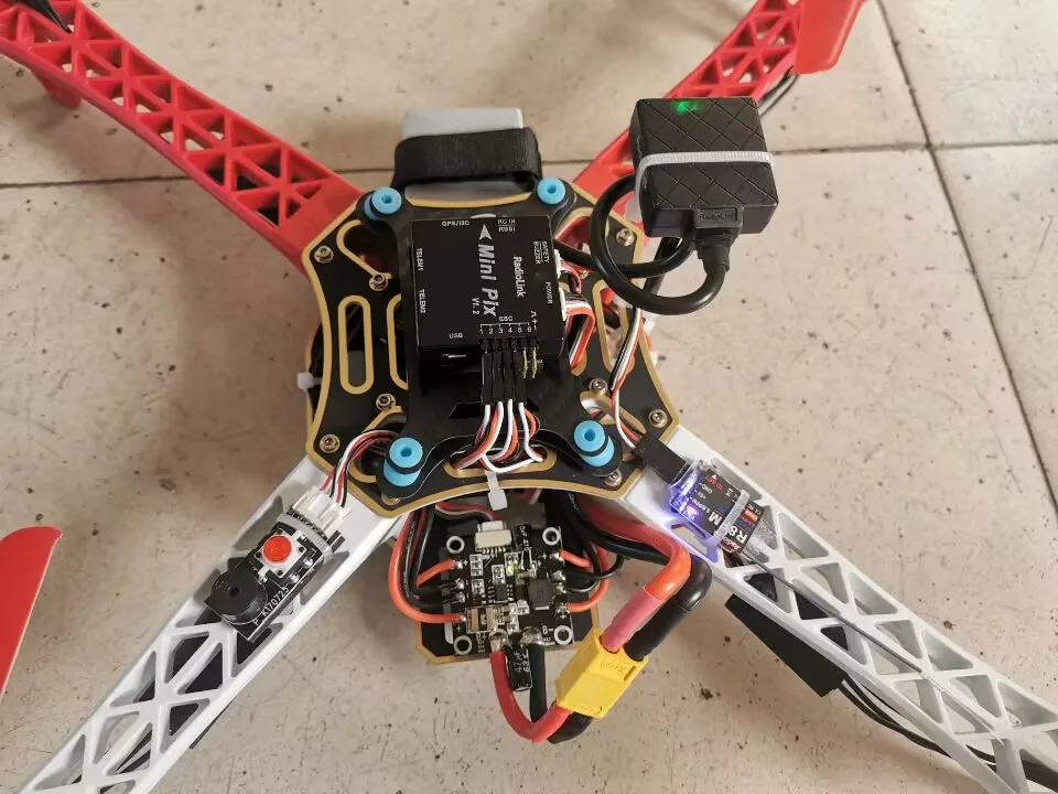 8 inch RC Drone Kit F450 RTF Plane with MINI PIX flight controller TS100 M8N GPS T8S transmitter For The Kids Education Training