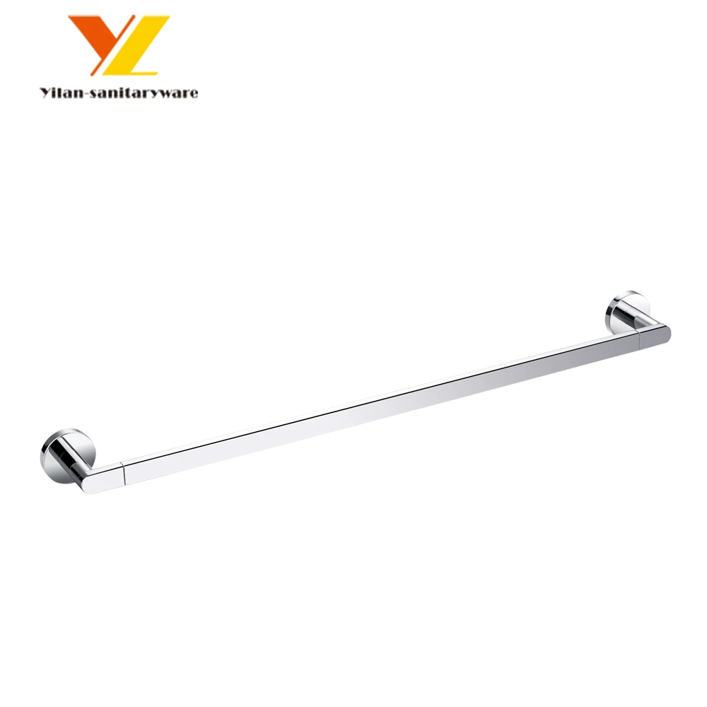 Luxury Chrome Towel Shelf Corner Rack Wall Mount Bathroom Storage Towel Shelf