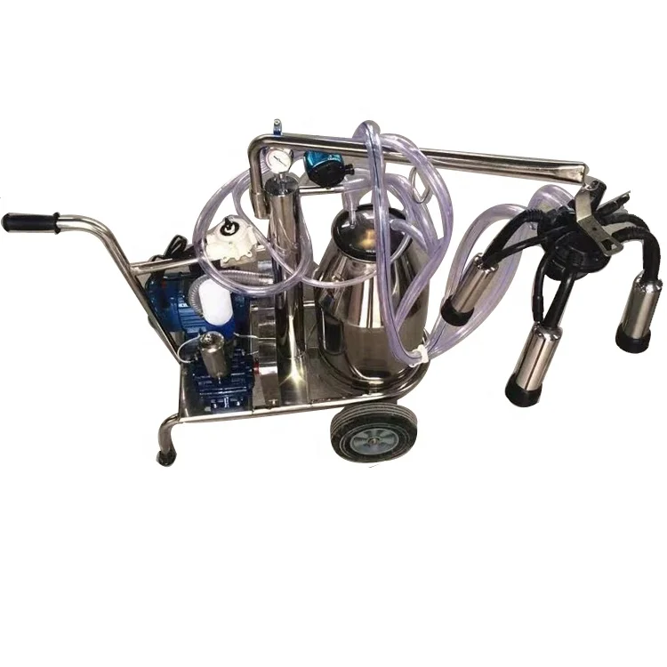 
buffalo milk machine vacuum pump single bucket dairy milking machine for sale 