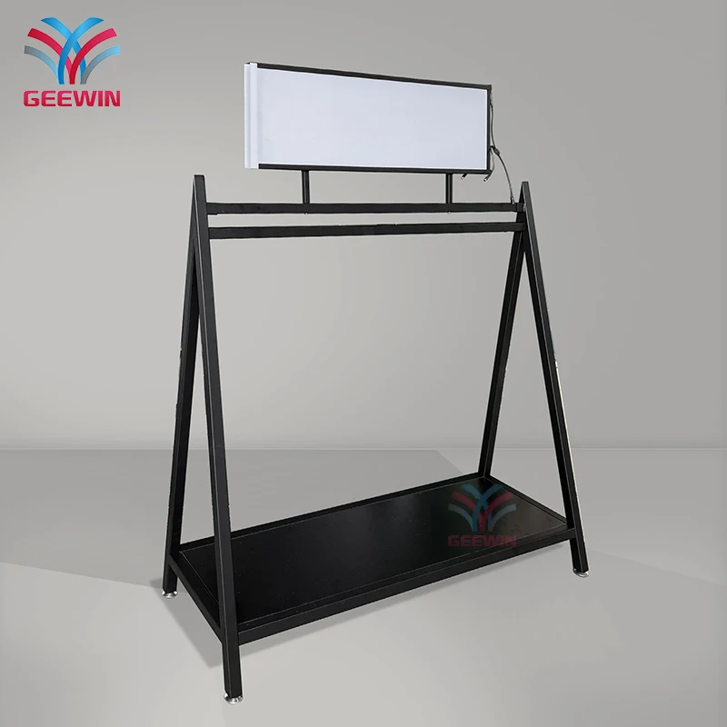 Free floor standing metal display racks products display stand