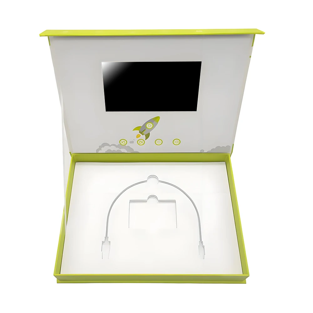 Customized Presentation 7 inch 10.1 inch IPS LCD Screen Gift Box Digital Video Presentation Gift LCD Box.