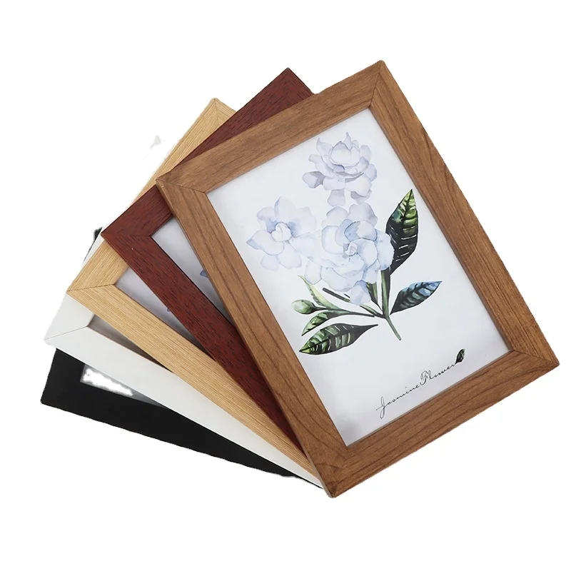 Оптовая ПРОДАЖА дешевле A1 A2 A3 A4 A5 5x5 5x7 8x8 11x14 16x20 дюймов деревянная фоторамка для картин украшение дома Современная