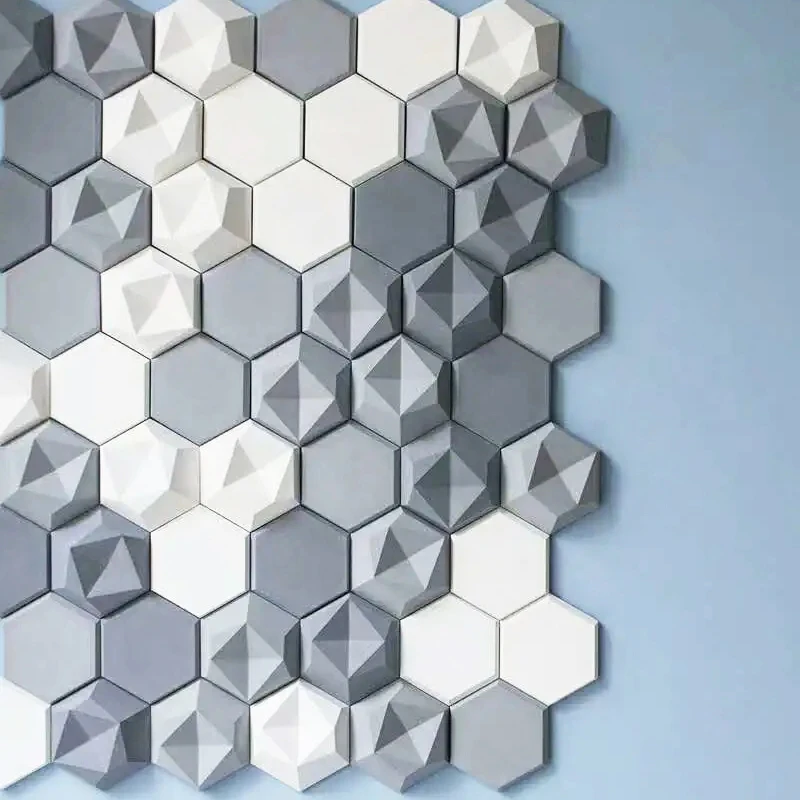 Звукостойкие ПЭТ панели 3D шестигранные акустические настенные панели из полиэстера акустическая панель