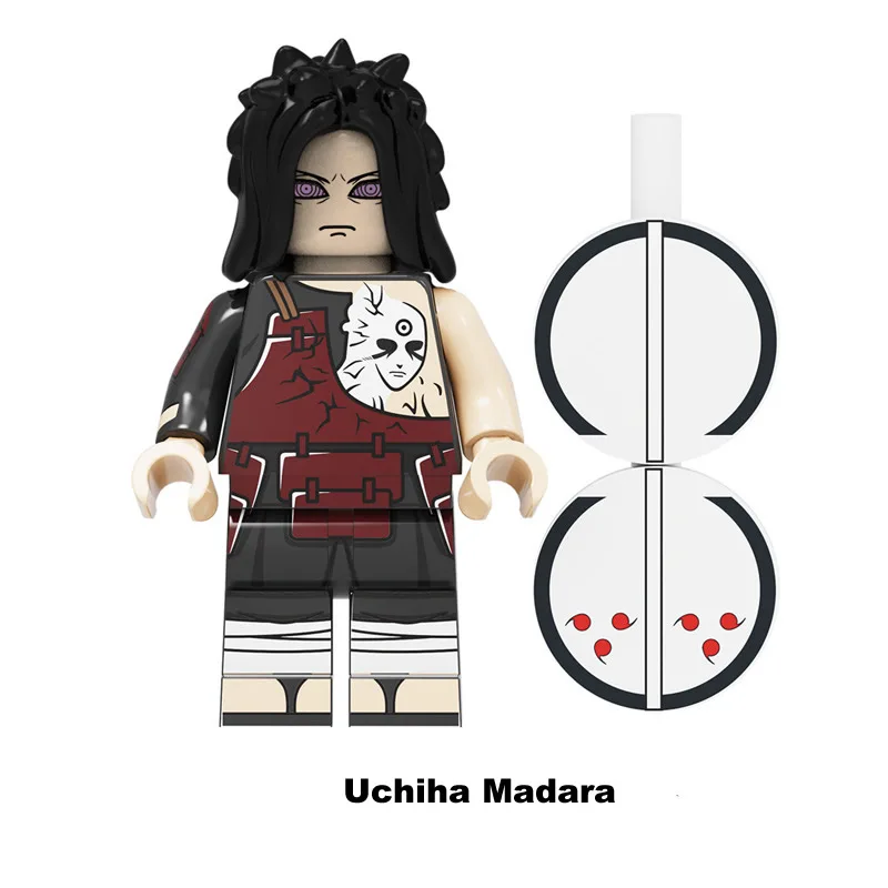 KF6118 Narutos Characters Deidara Uchiha Madara Hoshigaki Kisame Building Blocks Kids Block Toys Mini Figures Kids Gift