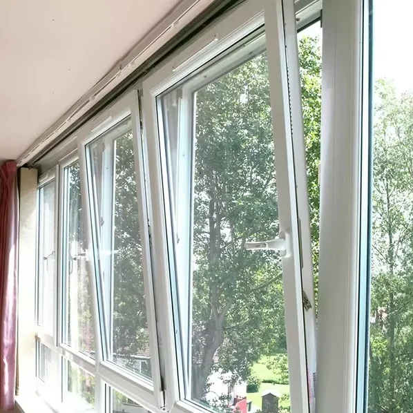 Производитель, звукоизоляционные алюминиевые окна с наклоном и поворотом