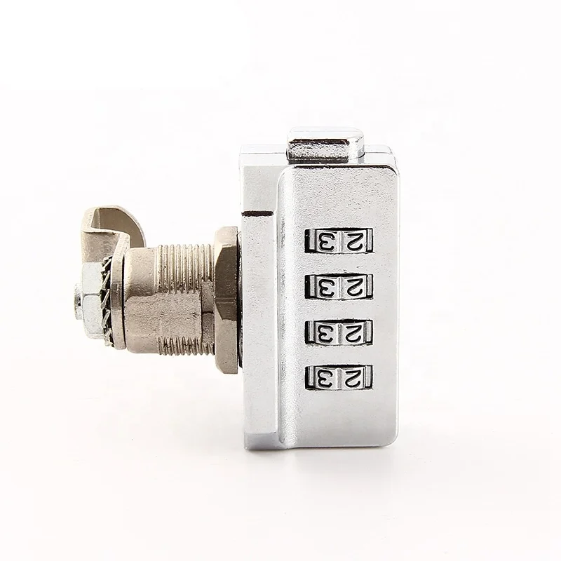 4 digits combination zinc alloy furniture cabinet cam drawer lock
