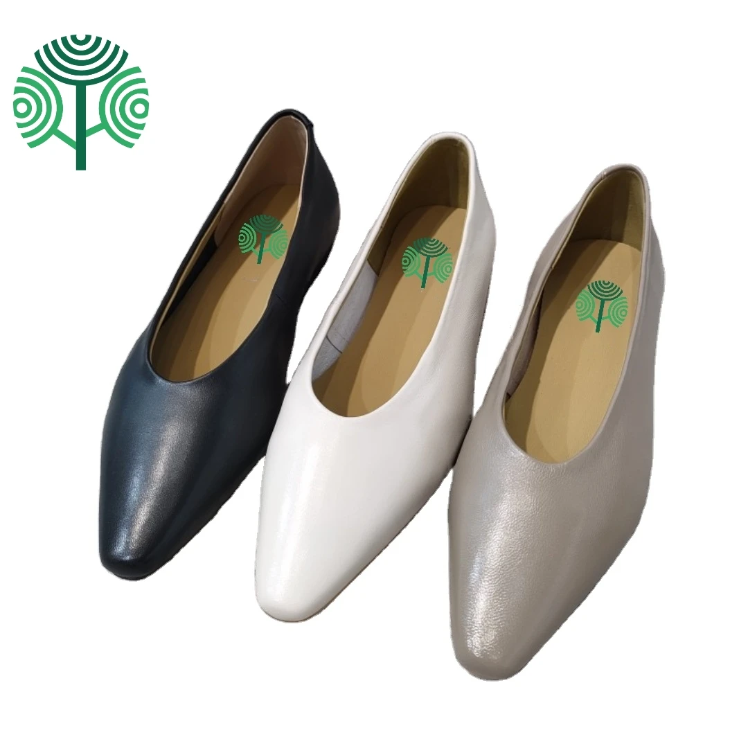 100% Lamb leather Women Boat Flat Shoes after party ladies mocassin walking shopping loafers customize logo plus size factory