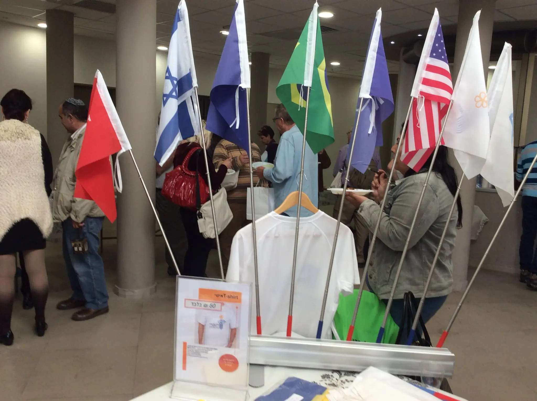 Customized high quality Polyester tour guide flag with telescopic flagpole sign hand flag double sided tour guide flag