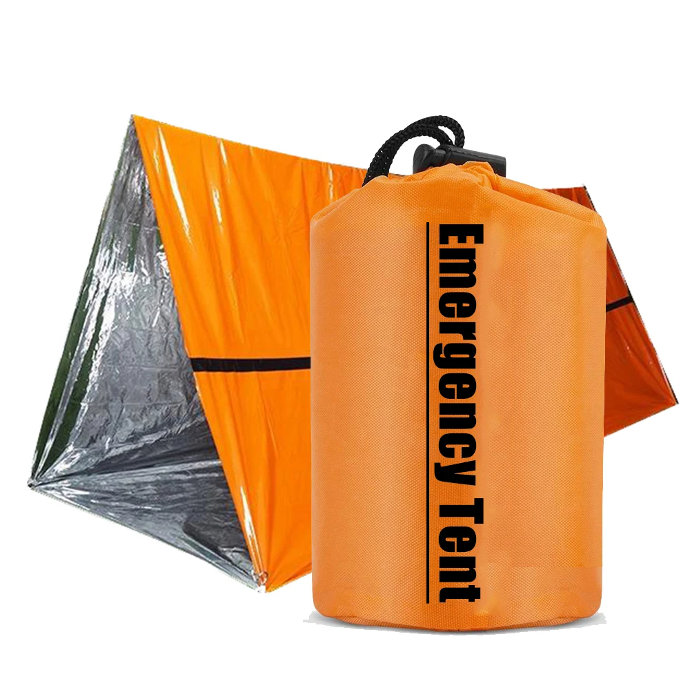  2 человека Mylar аварийный тент выживания укрытие в нейлоновый