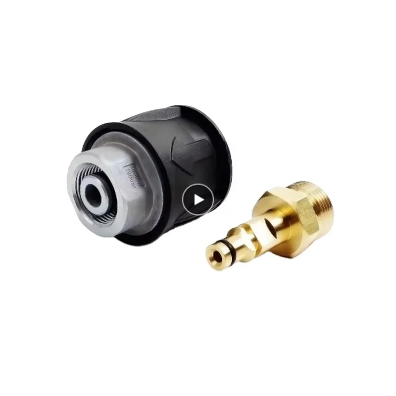 High Pressure Washer Quick Connect Adapter for Karcher K2-K7 Series Brass M22 14MM Fitting Hose Connector Quick Release Adapter