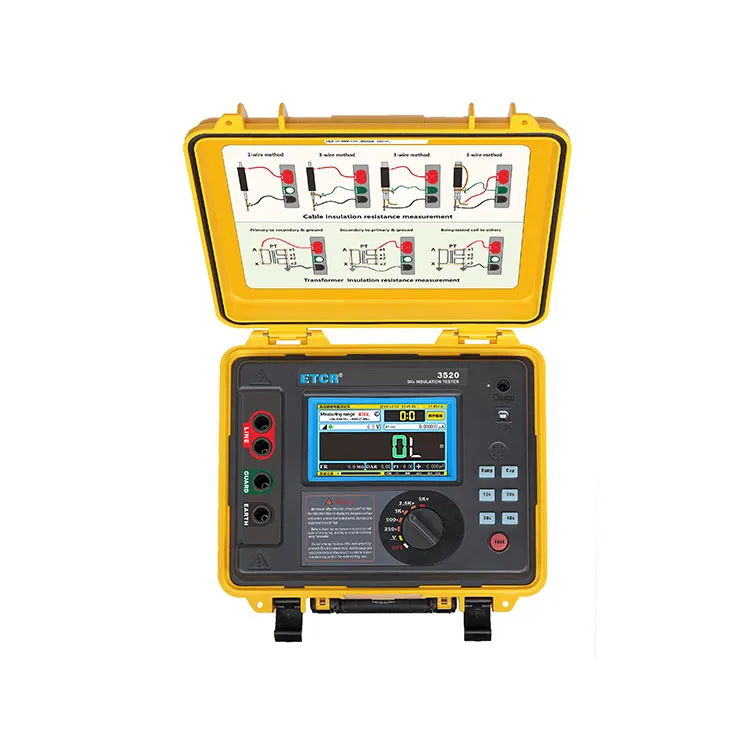 ETCR3520 High Voltage Digital HV Insulation Resistance Tester Meter