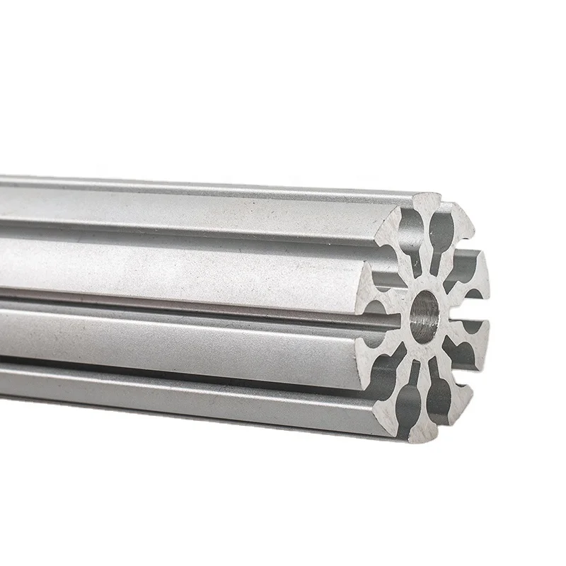 Алюминиевый длинный алюминиевый экструзионный круглый радиатор анодированные алюминиевые профили