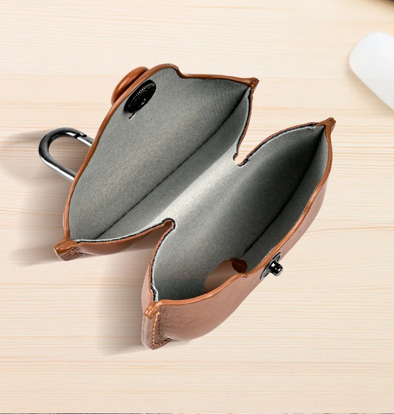 Новинка классический защитный кожаный чехол для наушников портативный Airpod Pro аксессуары Apple