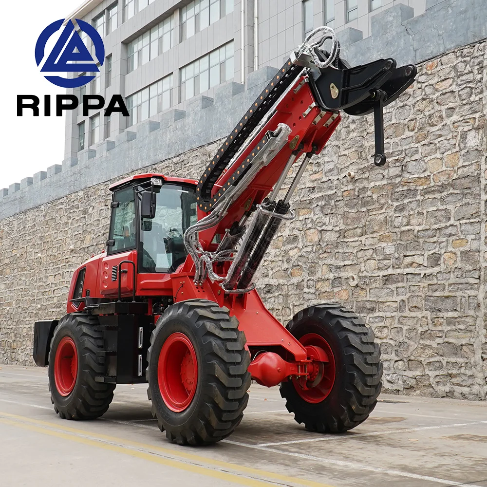 Rippa завод 4*4 колесный телескопический погрузчик 6-тонный 7-тонный фронтальный