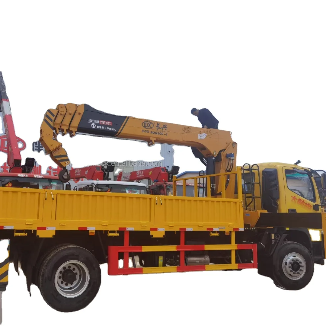 Small 2 3.2 4 5 6.3 ton Pick Up Loader Crane Hydraulic Knuckle Boom Crane Trucks