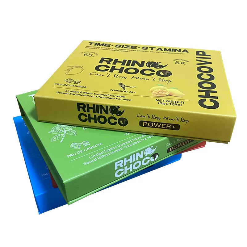 Customized Printing  Shrink Label  Rhino Choco vip Chocolate
