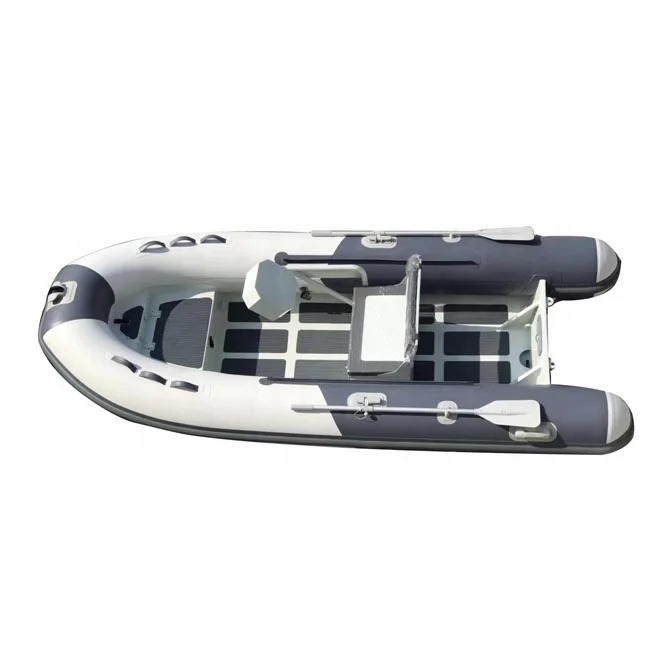 12 5 футов Глубокий V алюминиевый корпус RIB380 ПВХ/гипалон надувная лодка