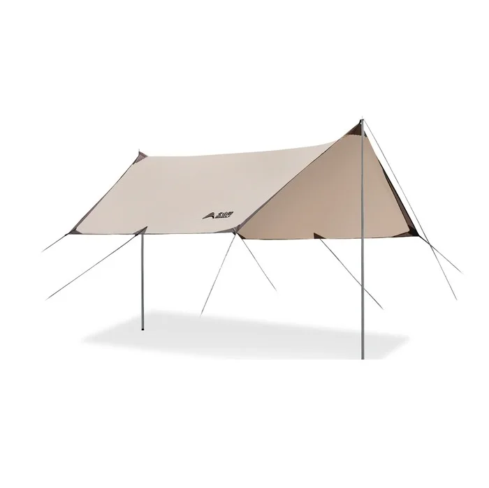 sun shade rain fly awning camping tarp with tent pole beach tent sun shelter