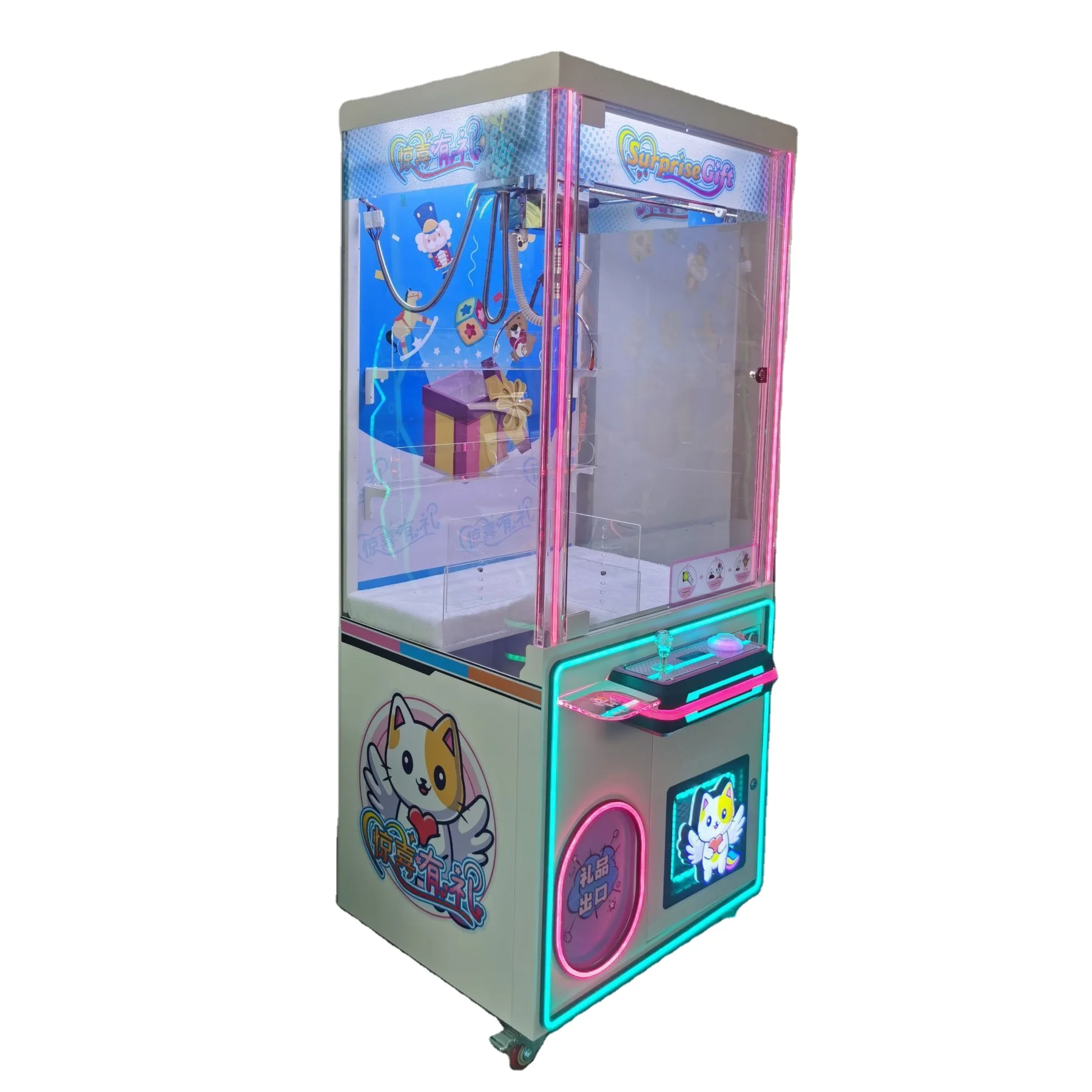 Factory Direct Supply Plush Doll Crane Machine Coin Operated Custom Cheap Claw Machine For Kids