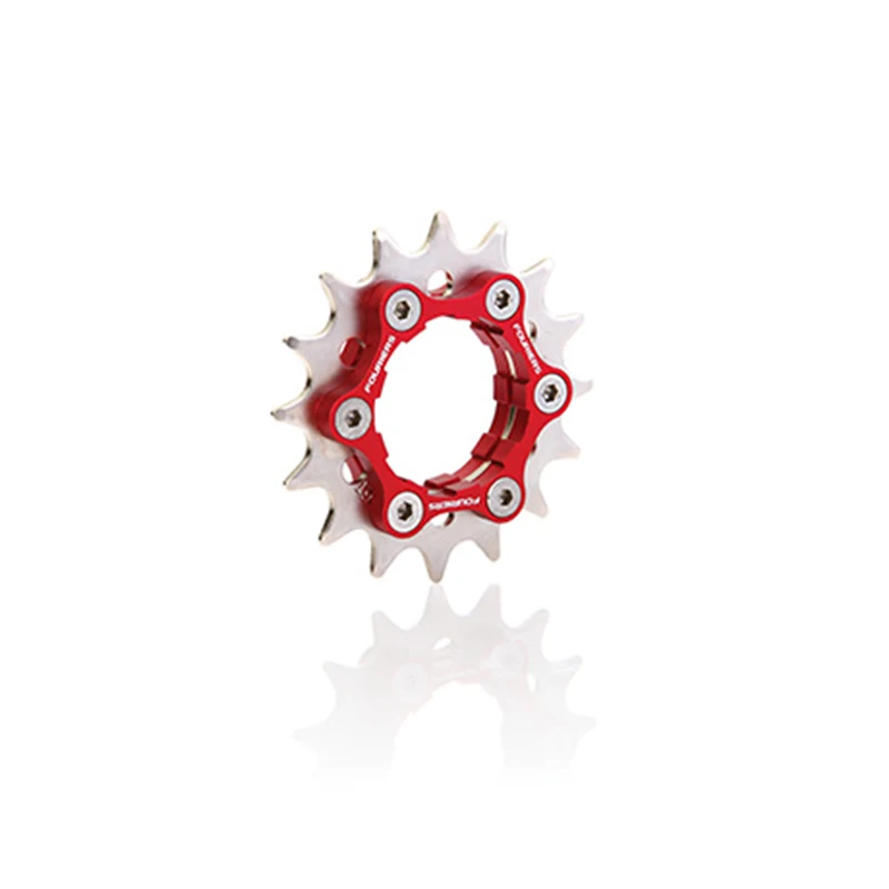 High Quality Bicycle Parts Fixed Gear Accessories Steel Bicycle Gears for Disc Wheels 6 Hole and Cassette Wheels