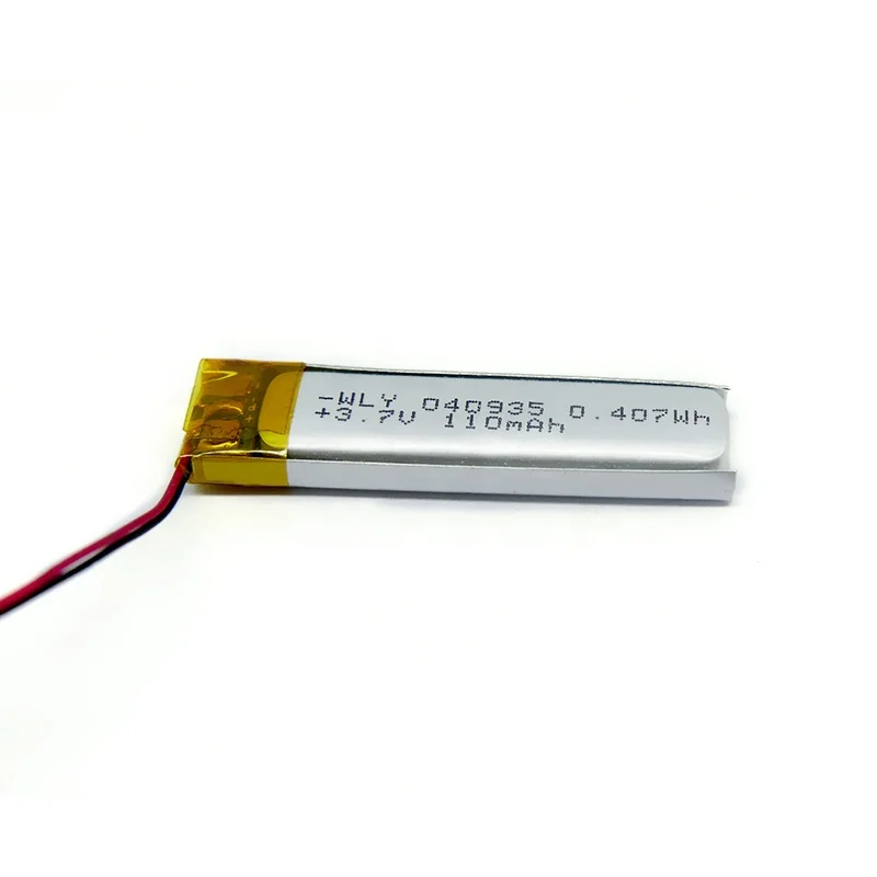 040935/110mah UN38.3 MSDS 1400mAh UL CE CB CQC KC PSE Polymer Lithium Battery
