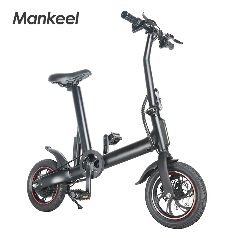 Mankeel 12 inch foldable electric bike 350w folding ebike hidden battery folding electric bicycle