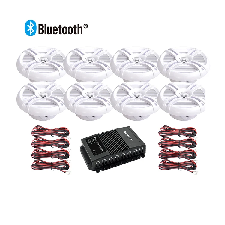 DIBEISI Professional audio manufacturers speaker 6.5 inch component car boat speakers blue tooth marine speaker 6.5