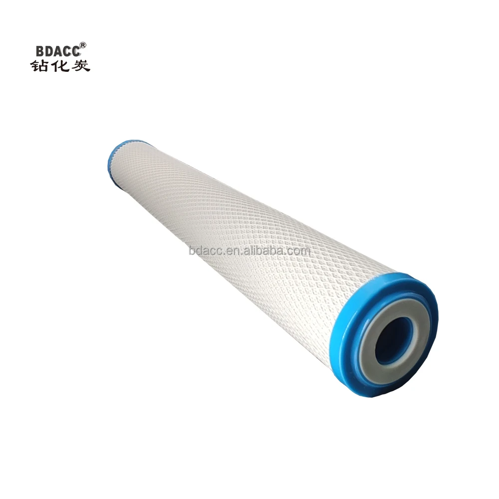 customizable high iodine 20inch 40inch carbon filter for residential industrial water treatment filtration