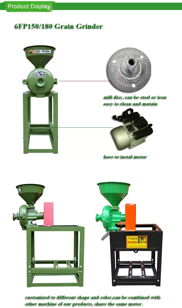 Price Of 6FP180 Turmeric Grinding and Refining Corn Flour Mill