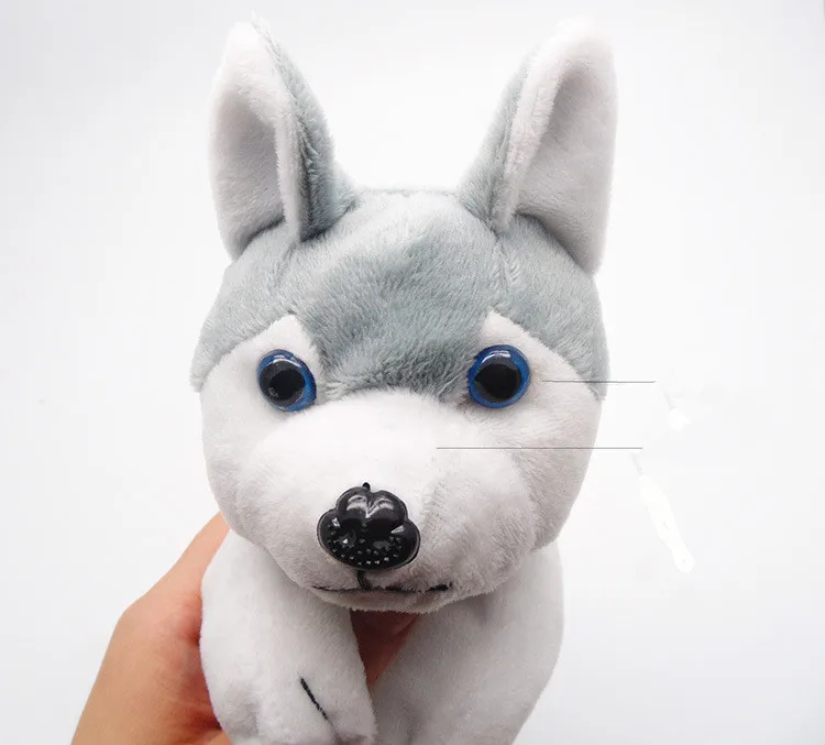 New Kawaii Cartoon Plush Dog Puppy Husky Pencil Case