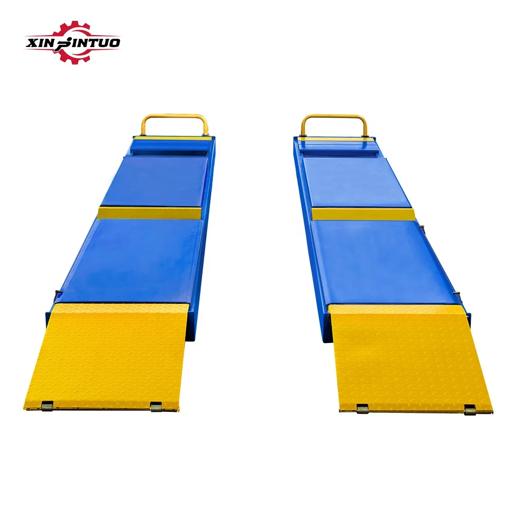 Jintuo ultra thin wheel alignment scissor car lift 4t Top Quality Scissor Lifts