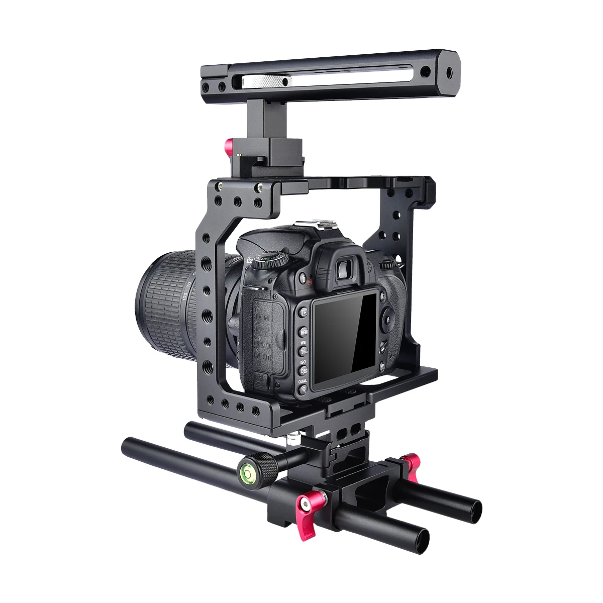 Оптовая продажа, профессиональный корпус из алюминиевого сплава для камеры DSLR для фотоаппарата Canon 5D