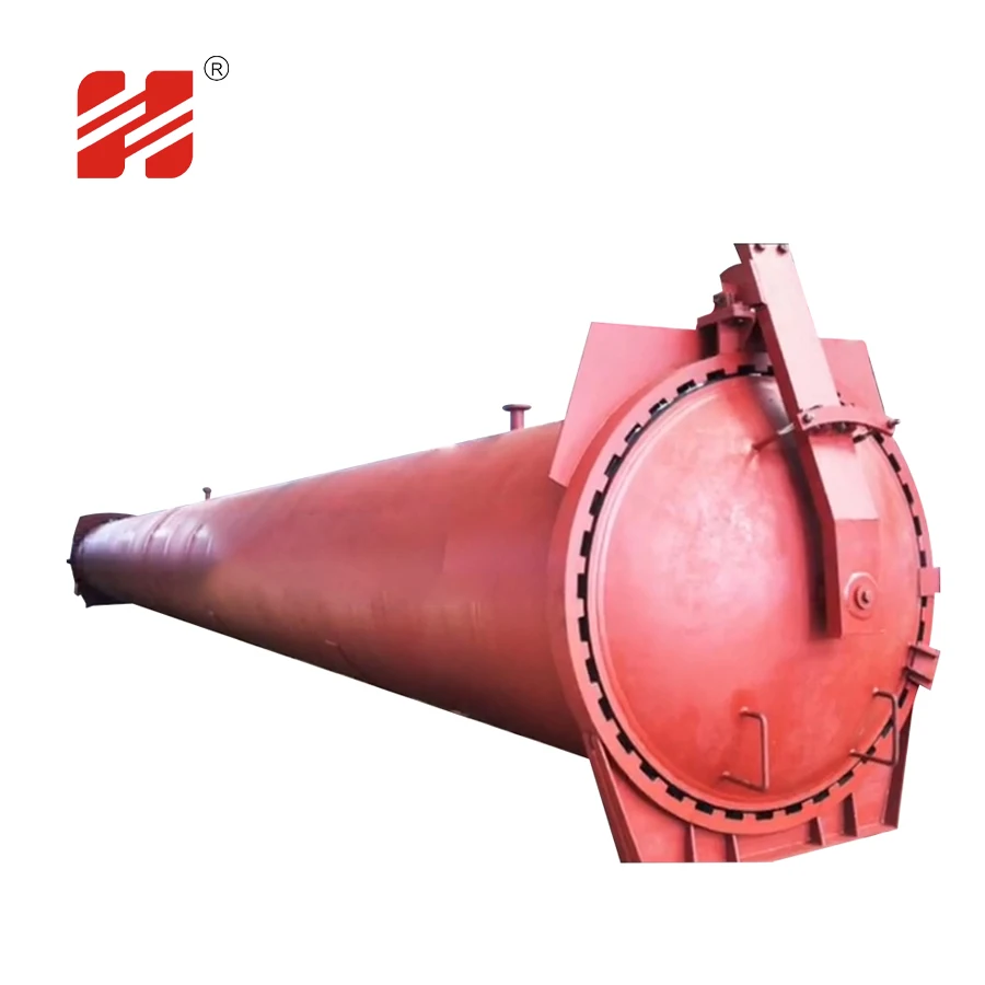 Промышленный автоклав под давлением широко используемый в блоках из аэрированного бетона и трубных