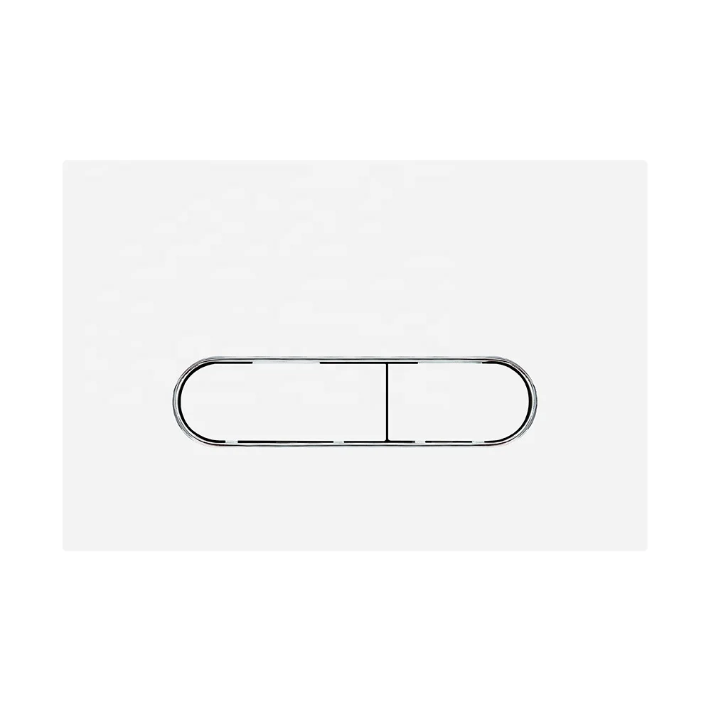 TS-MF-SP07 ABS plastic circular white spray paint CONCEAL CISTERN Flush Plate