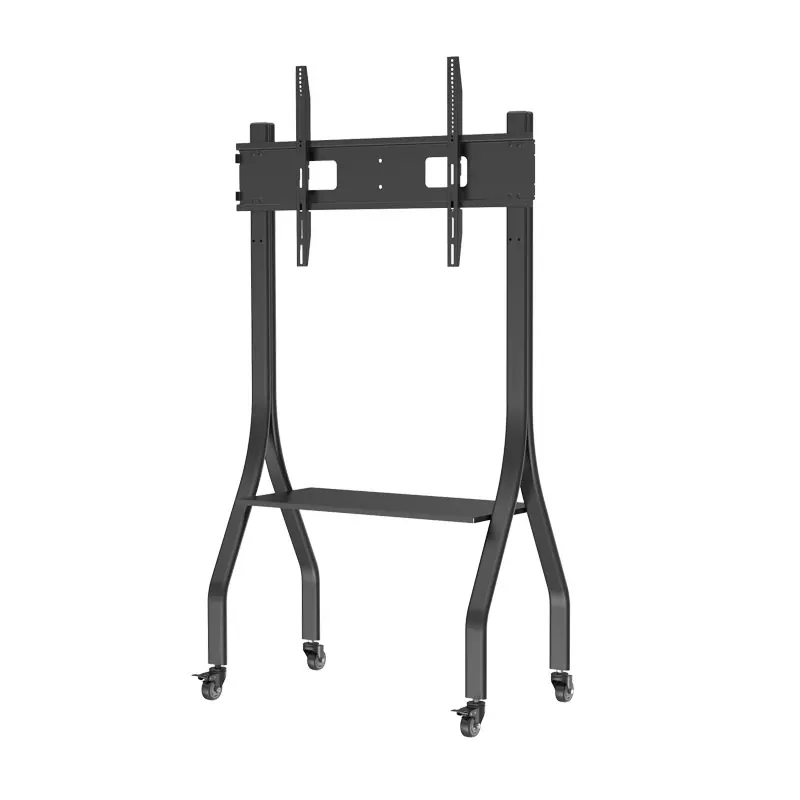 Колесная тележка для телевизора, подставка для плоских экранов от 50 до 100 дюймов с грузоподъемностью 100 кг