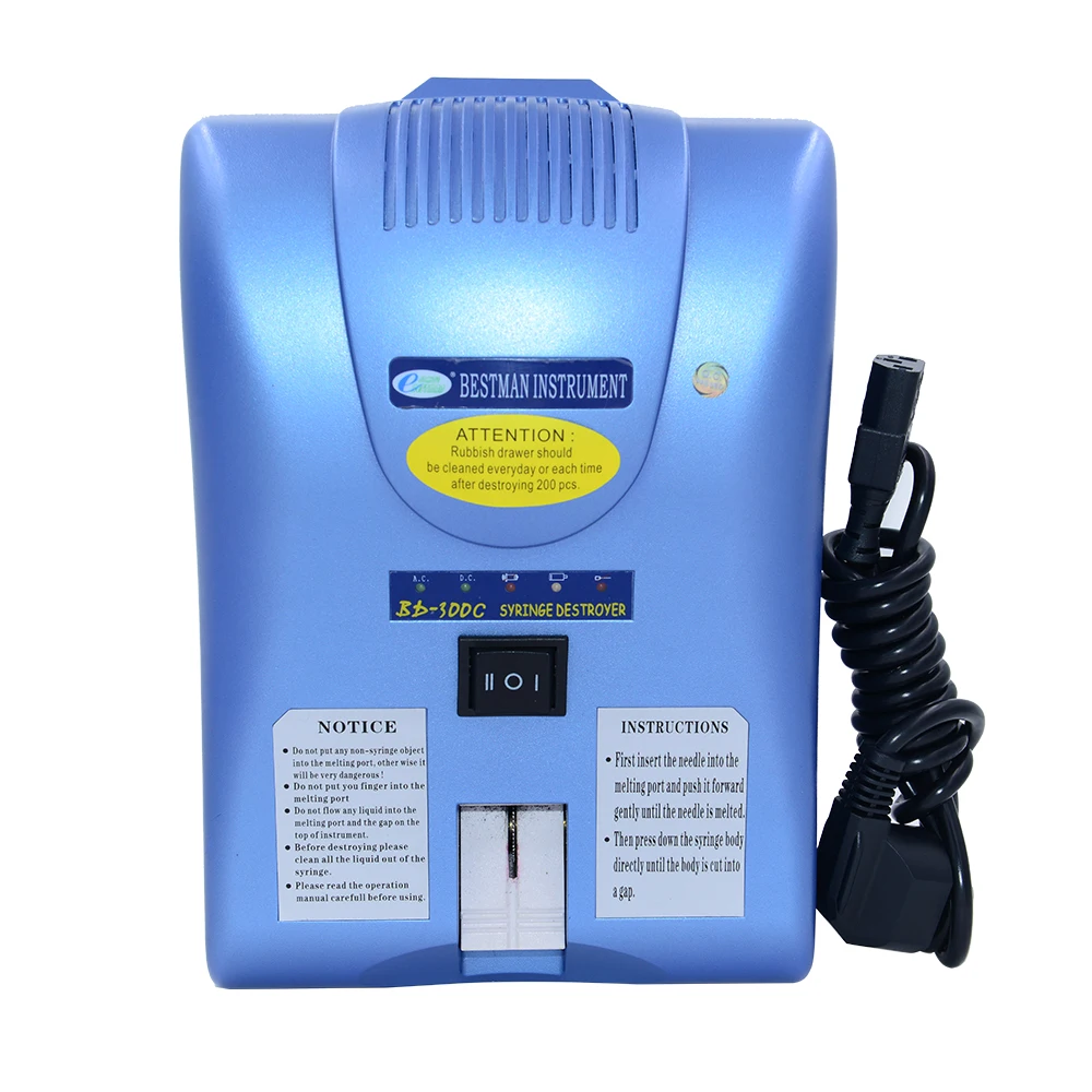 Дешевая цена по прейскуранту завода, BD-300C иглы и шприца Burner Разрушитель