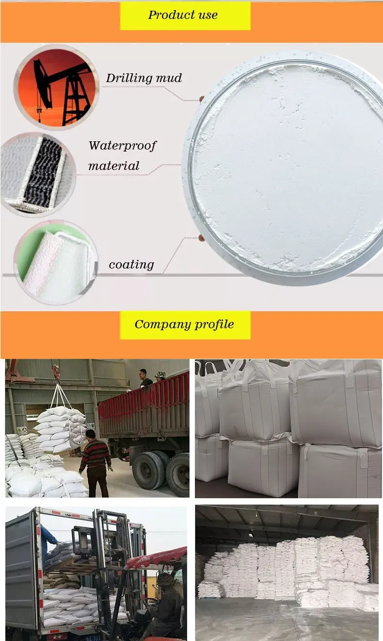 API Sodium/Calcium Bentonite Powder China Supply 25kg Bag Multani Mitti Clay Montmorillonite Material for Drilling Mud Cosmetics