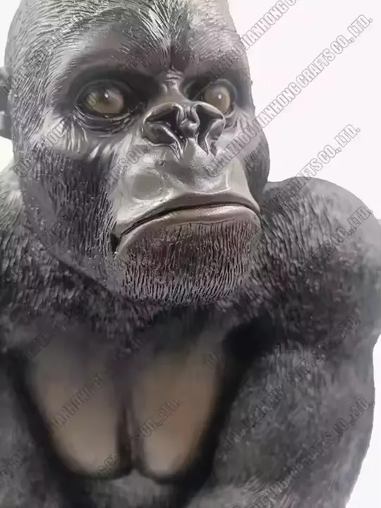 Chimpanzee Resin Craft Home Outdoor Modern Luxury Statue Sculpture For Garden