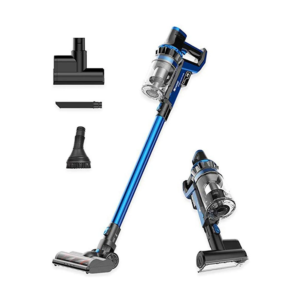 Пылесос Proscenic с Hepa-фильтром, бытовая перезаряжаемая батарея, вертикальный пылесос для шерсти животных, 4 в 1, с шваброй