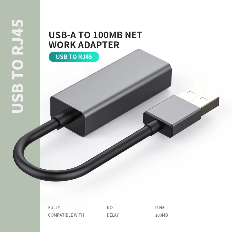 Портативный мини-адаптер Usb 2 0 для Ethernet Lan 100 Мбит/с Usb-порт Ethernet-кабеля сетевая