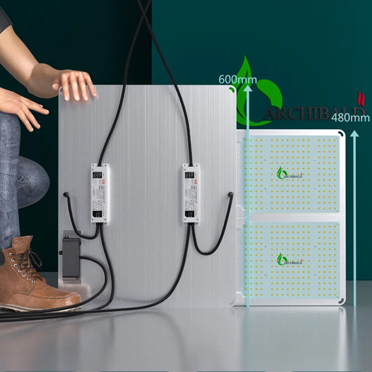 C Archibald Ar4000 Pro Samsung Lm301B High Optic Adjustable Microgre Yield 480W Led Grow Light Hydroponic