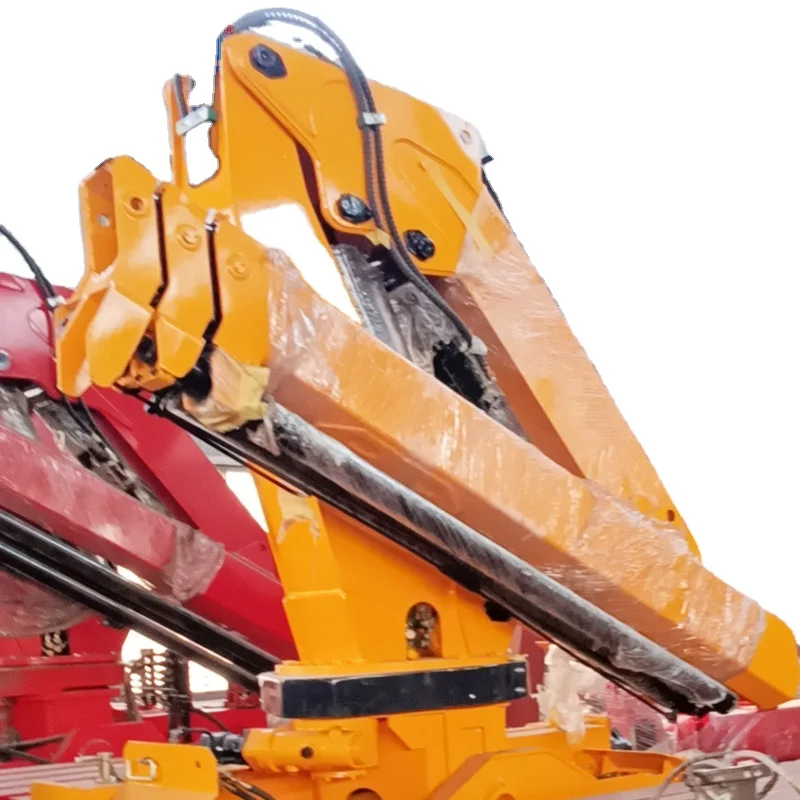 HNTIWIN HIGH QUALITY Lorry Crane 8 Ton Truck Mounted Crane Hydraulic Knuckle Boom Crane For Sale