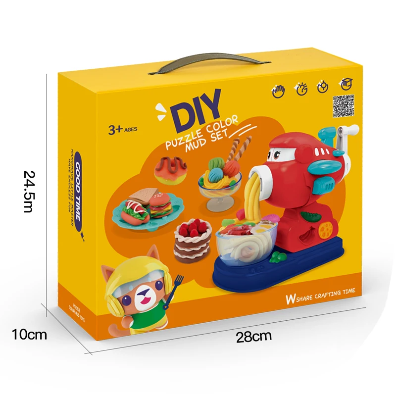 Новинка 2021 веселая цветная глина в форме самолета «сделай сам» Набор для игры тесто развивающая игрушка