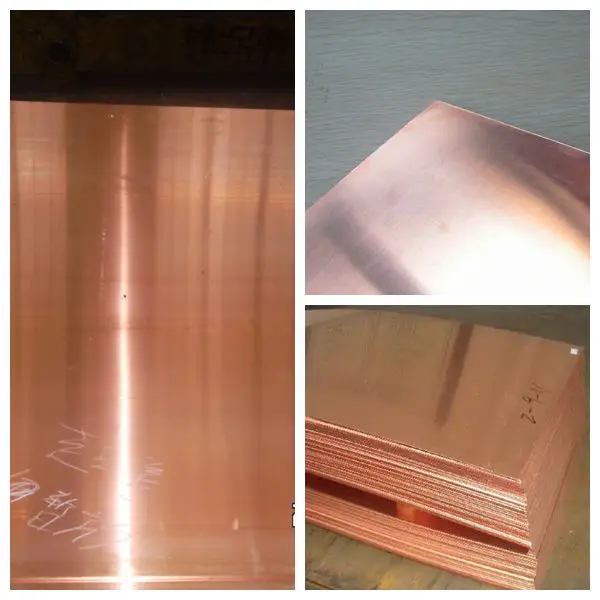 Copper Plate Sheet Cutting Various size Hot Sales  99.99 Import And Export Customize